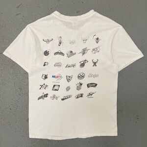 Vintage 90s NBA City Rare Double Sided Basketball T Shirt Medium